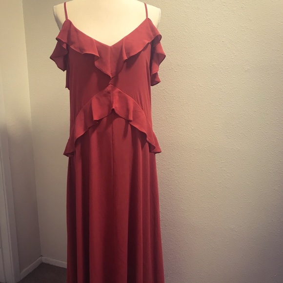 BCBG MaxAzria Cold Shoulder Sleeve Dress - Picture 1 of 5